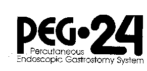 PEG-24 PERCUTANEOUS ENDOSCOPIC GASTROSTOMY SYSTEM