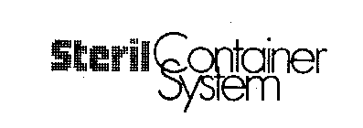 STERIL CONTAINER SYSTEM