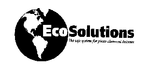 ECOSOLUTIONS THE SAFE SYSTEM FOR PHOTO CHEMICAL DISPOSAL
