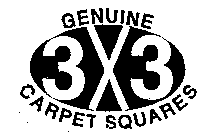 3X3 GENUINE CARPET SQUARES