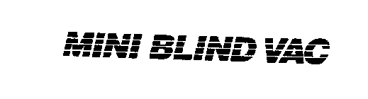 MINI BLIND VAC