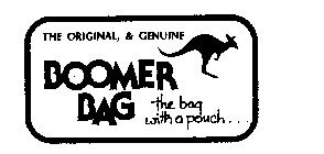 THE ORIGINAL, & GENUINE BOOMER BAG THE BAG WITH A POUCH...