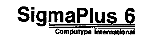 SIGMAPLUS 6 COMPUTYPE INTERNATIONAL