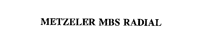 METZELER MBS RADIAL
