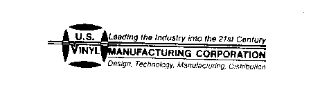 U.S. VINYL MANUFACTURING CORPORATION LEADING THE INDUSTRY INTO THE 21ST CENTURY DESIGN, TECHNOLOGY, MANUFACTURING, DISTRIBUTION