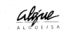 ALGUE ALGUE/SA
