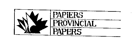 PAPIERS PROVINCIAL PAPERS