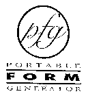 PFG PORTABLE FORM GENERATOR