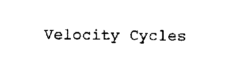 VELOCITY CYCLES