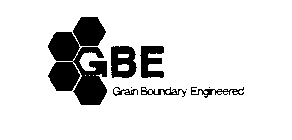 GBE GRAIN BOUNDARY ENGINEERED
