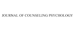 JOURNAL OF COUNSELING PSYCHOLOGY