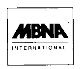 MBNA INTERNATIONAL