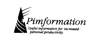 PIMFORMATION USEFUL INFORMATION FOR INCREASED PERSONAL PRODUCTIVITY.