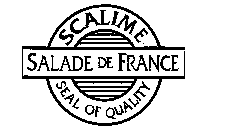 SCALIME SALADE DE FRANCE SEAL OF QUALITY