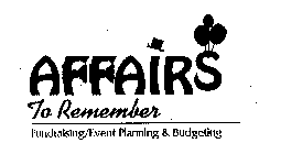 AFFAIRS TO REMEMBER FUNDRAISING/EVENT PLANNING & BUDGETING