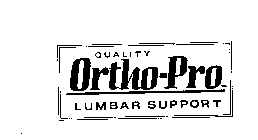 QUALITY ORTHO-PRO LUMBAR SUPPORT