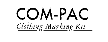 COM-PAC CLOTHING MARKING KIT