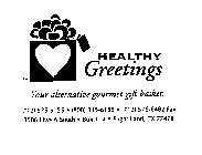 HEALTHY GREETINGS (713)575-6155 (800)3356155