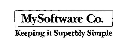 MYSOFTWARE CO. KEEPING IT SUPERBLY SIMPLE