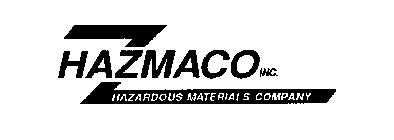 HAZMACO INC. HAZARDOUS MATERIALS COMPANY