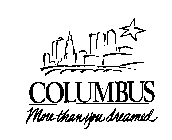 COLUMBUS MORE THAN YOU DREAMED