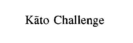 KATO CHALLENGE