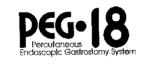 PEG-18 PERCUTANEOUS ENDOSCOPIC GASTROSTOMY SYSTEM
