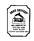 CRATE CRITTERS ORCA EGG BELLINGHAM, WA (206) 592-5355 MADE IN USA CRATE CRITTERS 1993