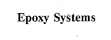 EPOXY SYSTEMS