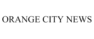 ORANGE CITY NEWS