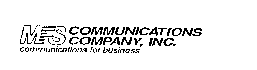 MFS COMMUNICATIONS COMPANY, INC. COMMUNICATIONS FOR BUSINESS