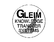 GLEIM KNOWLEDGE TRANSFER SYSTEMS