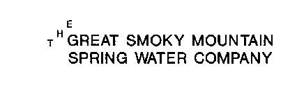 THE GREAT SMOKY MOUNTAIN SPRING WATER COMPANY