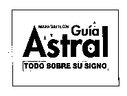 MUCHA SUERTE CON GUIA ASTRAL TODO SOBRE SU SIGNO