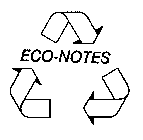 ECO-NOTES