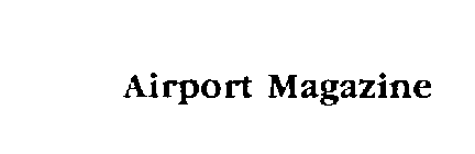 AIRPORT MAGAZINE
