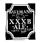 BATEMANS EST. 1874. XXXB -ALE- TRIPLE XB- GEORGE-BATMAN