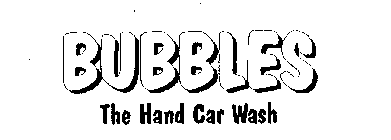 BUBBLES THE HAND CAR WASH