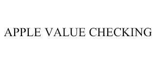 APPLE VALUE CHECKING