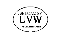BETACAM SP UVW THE UNIVERSAL CHOICE