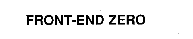 FRONT-END ZERO