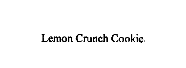 LEMON CRUNCH COOKIE