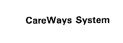 CAREWAYS SYSTEM