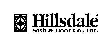HILLSDALE SASH & DOOR CO., INC.
