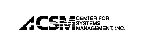 CSM CENTER FOR SYSTEMS MANAGEMENT, INC.