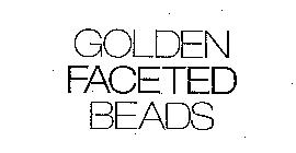 GOLDEN FACETED BEADS