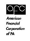 AFC AMERICAN FINANCIAL CORPORATION OF PA