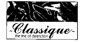 CLASSIQUE THE LINE OF DISTINCTION