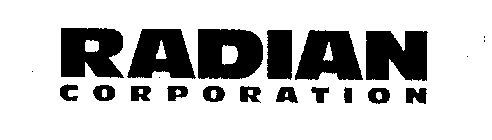 RADIAN CORPORATION