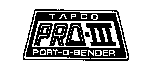 TAPCO PRO-III PORT-O-BENDER
